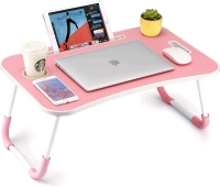 New FISYOD Foldable Laptop Table / Portable Lap Desks Bed Table Tray
