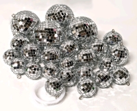 LET'S DISCO! 24 New Mirrored Disco Balls in 3 Sizes