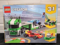 New - LEGO Creator 3-in-1 Race Car Transporter Building Kit # 31113 . Sealed