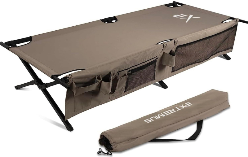 Extremus Brown Komfort Camp Cot