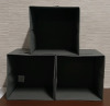 New 3 Gray Fabric Storage Cubes - 2