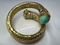 Vintage Torc Mesh Whiting & Davis Style Snake Bracelet