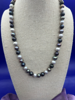 Exquisite Fresh Water Pearl with Mystery Clasp Necklace