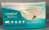 New 16 Incontrol BeDry Briefs Medium