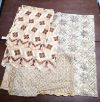 Vintage Beautiful Bejeweled Textiles - tablecloths