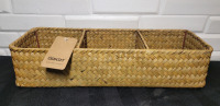 New - Dokot 3-Slot Basket . Measures 14.5"&times;4 3/4"&times;3.5"