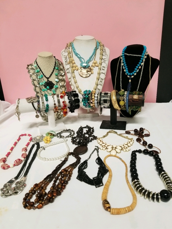 Large lot of vintage to modern jewelry