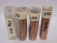 1964 & 1965 Canadian Penny Rolls . Hight Grade to Uncirculated