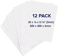 New - Navy Penguin White Foam Board , 12pcs . 16"&times;20"&times;5mm