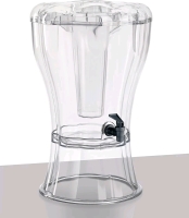 New - Buddeez 3.5 Gallon Beverage Dispenser with Removable Ice-Cone