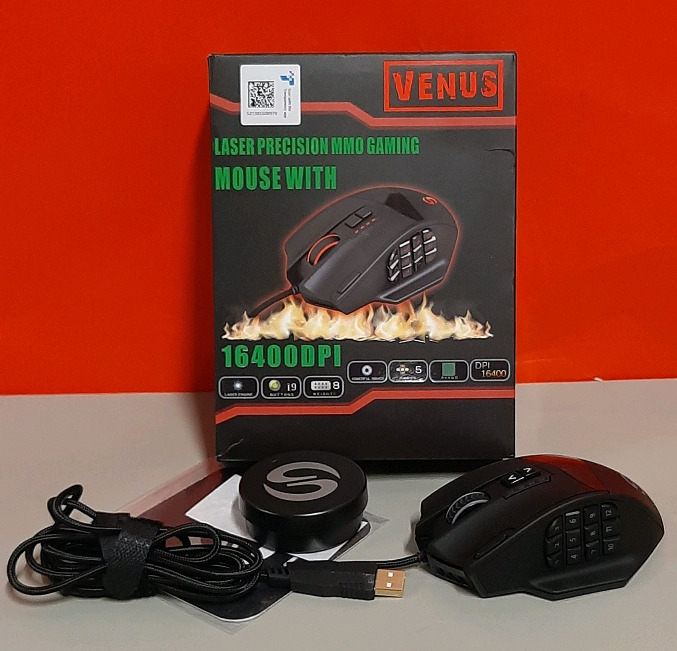 New Venus Laser Precision Gaming Mouse 16400DPI