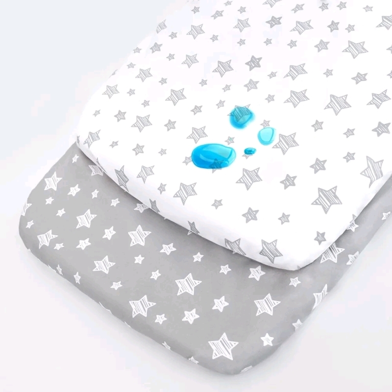 New Moonsea Waterproof Bassinet Sheets 33 x 20" Retail $59.96 CAN