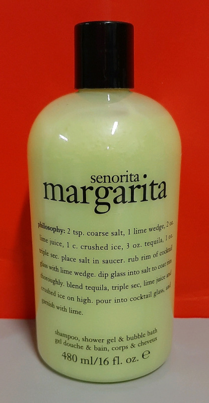 New and Sealed Senorita Margarita Shampoo, Shower Gel and Bubble Bath 16oz.