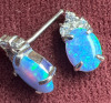 Stunning Opal Earrings Two Pairs - 2