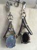Stunning Opal Earrings Two Pairs - 4