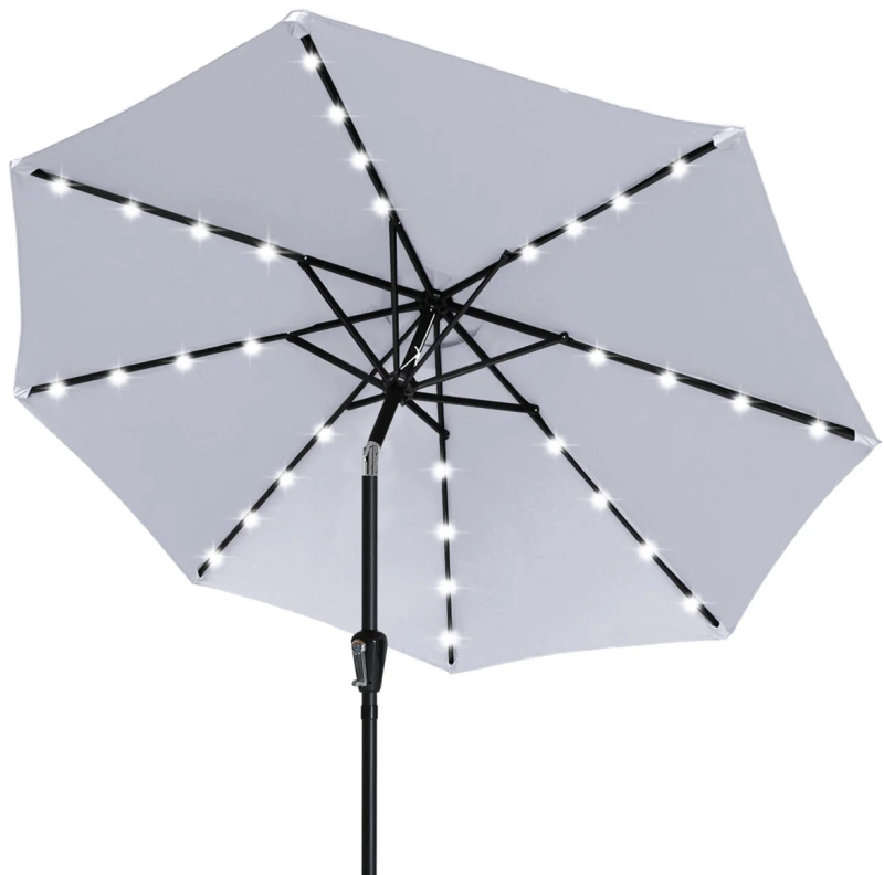 New Solar LED Umbrella
