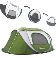 Moon Lence Green Pop Up Tent
