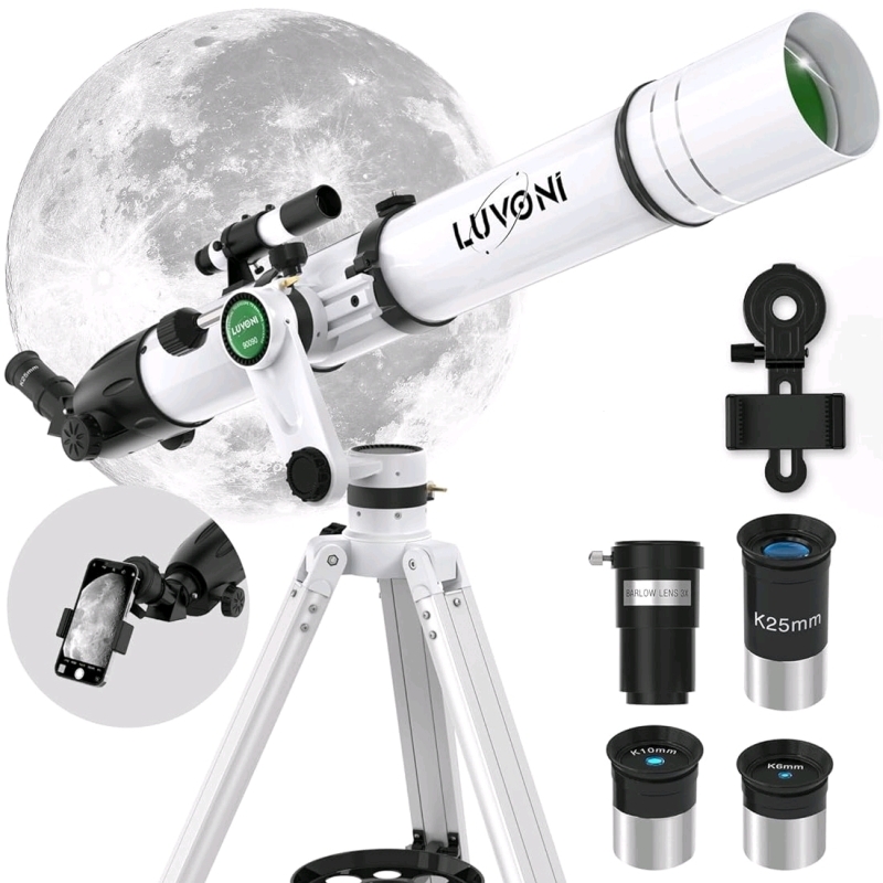 New - LUVONI Telescope, 90mm Aperture 900mm Telescopes For Astronomy