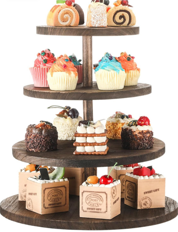 Roshita 4-Tiered Cupcake Stand - As Is
