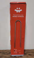 New - Happin Trampoline Ground Wind Stakes , 8-Pack . Also Use As Tent Stakes