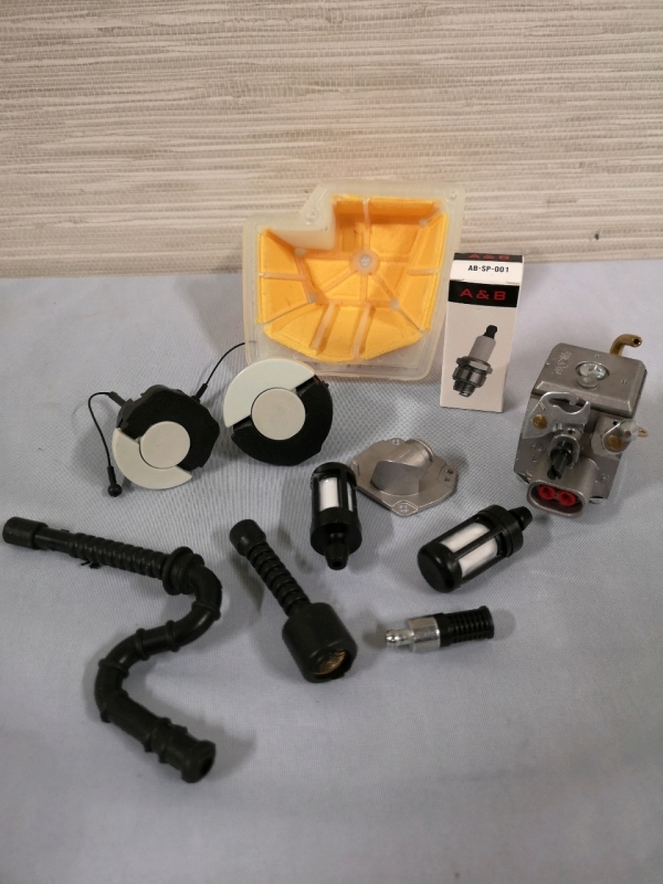 Carburetor Parts + Spark Plug - Automotive Parts