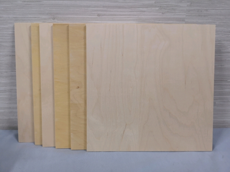 6 New Pieces of Light Coloured Wood