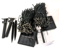 2 New Bundles of Solar Powered LED String Lights