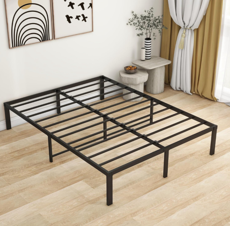 Queens Size 14&rdquo; Metal Bedframe