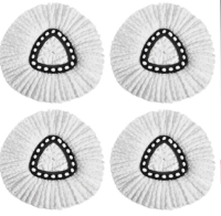 6 New Star Maktion 6 Pack Spin Mop Replacement Head