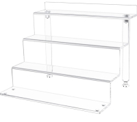 Niubee Acrylic Riser Display Stand Shelf
