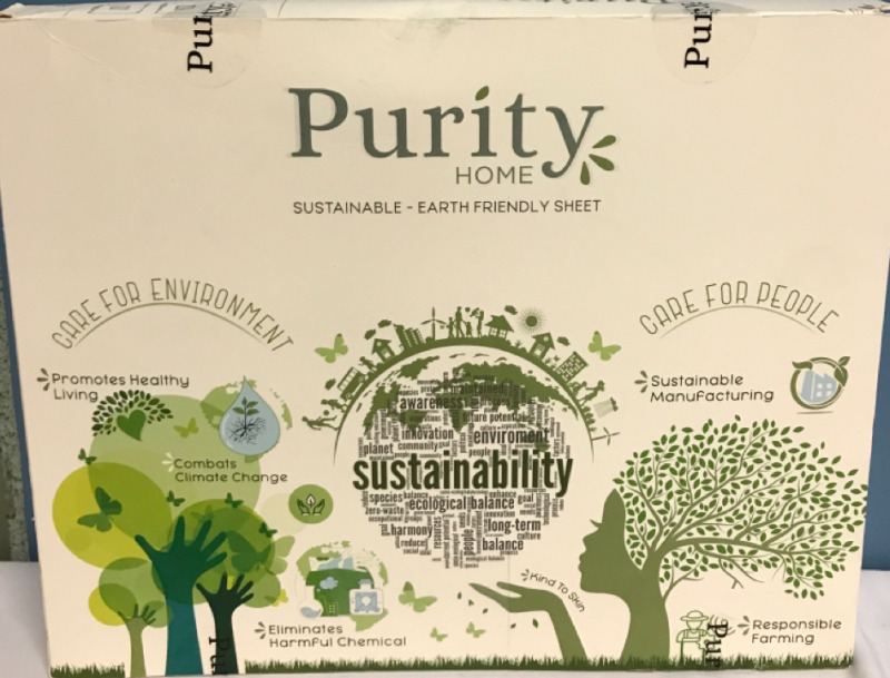 New Purity Home Earth Friendly Sheet Full Sheet Set