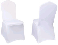 18 New White Chair Covers for Parties, Weddings & Events