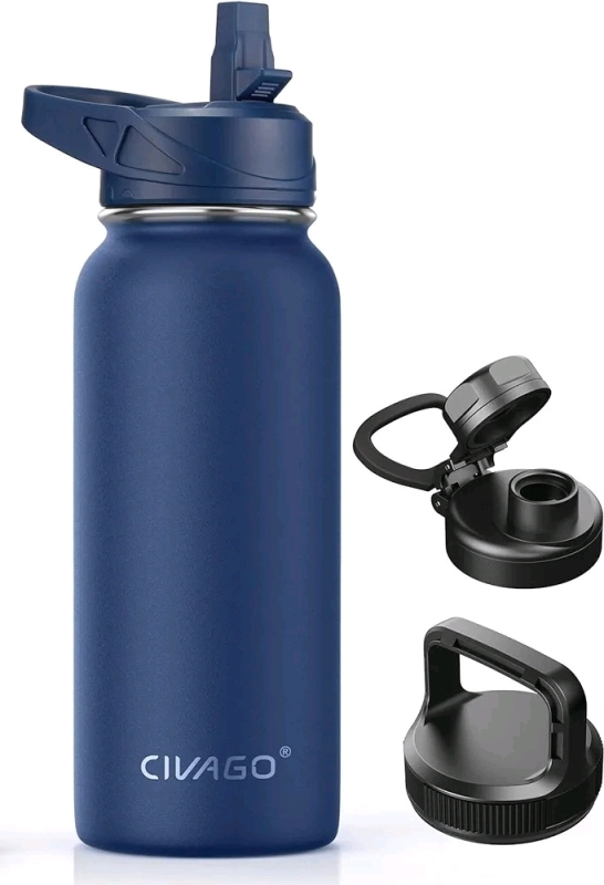 New Civago 32oz Insulated Tumbler (Navy Blue)
