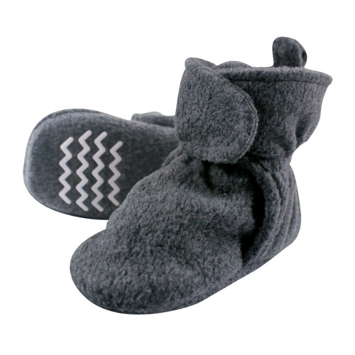 New HUDSON BABY Fleece Baby Booties 12-18 Months (Large)