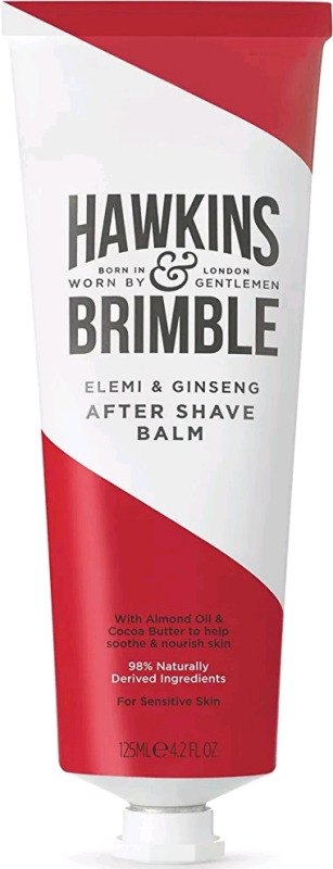 New HAWKINS & BRIMBLE Elemi & Ginseng Aftershave Balm 125ml.