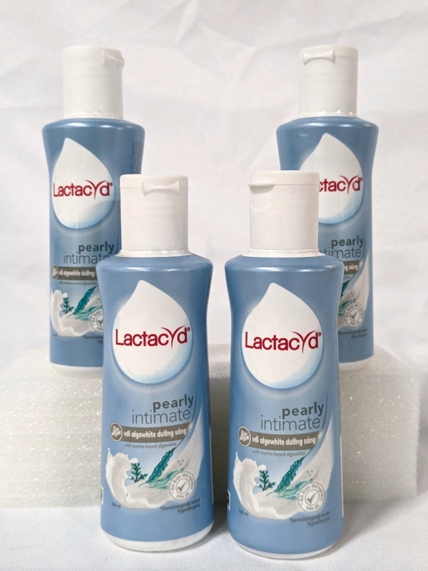 4 New LACTACYD Pearly Intimate Wash 150ml Each.