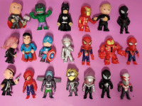 New - Marvel & DC Superhero Mini-Figs , 20 Mini-Figs . 1.5" Tall