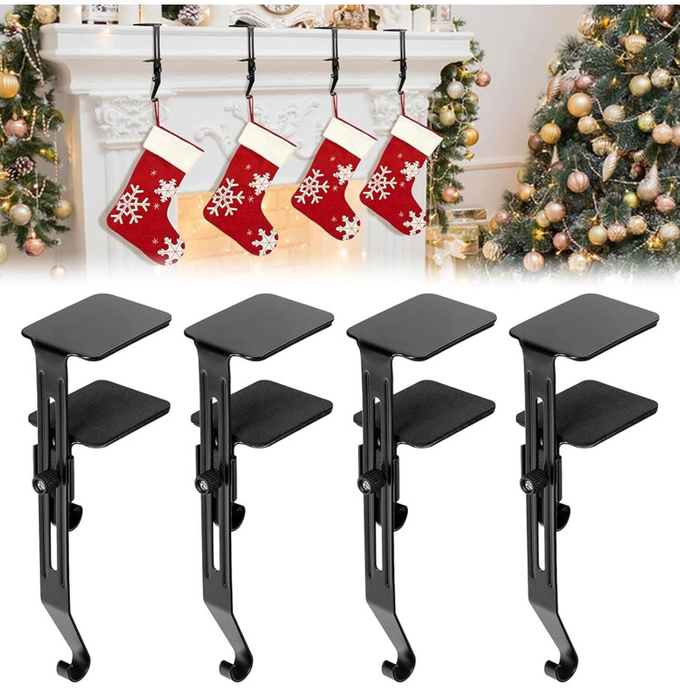 NamcheBarwa 4 PCS Christmas Stocking Holder
