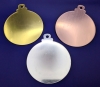 100+ New Ornament-Shaped Flat Blanks (4" Diameter)