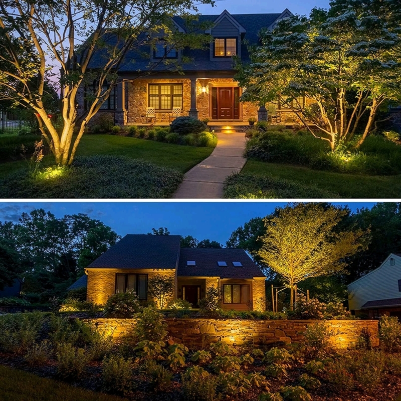 New Zuckeo 10 Watt RGBW Low Voltage Landscape Lights with Connectors