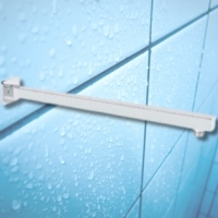 HarJue Shower Arm, Rain Shower Head Extension Extender, With Flange and Teflon Tape
