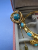 Vintage pink Jewellery Box unsorted Jewellery - 2