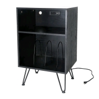 New TC-HOMENY Record Player Stand with Power Station