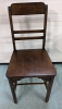 Metal 2-Tier Table And Vintage Wooden Chair. - 4