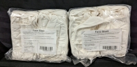 2 New Packs of Reusable Washable Face Masks. 30+ masks in each pack