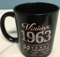 New "Vintage 1963" Mug