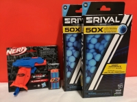 New Nerf Rival Rounds + Slinger 50-1