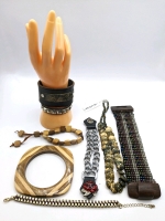 Vintage to Newer Bracelets, Bangle & Necklace (Wood, Leather & More!)