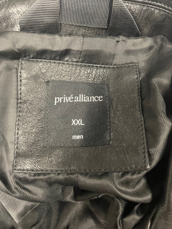 NEW Prive Alliance 3 Men&rsquo;s faux leather jackets