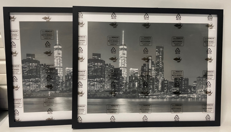 NEW 2 ANNEEY Black Picture Frames